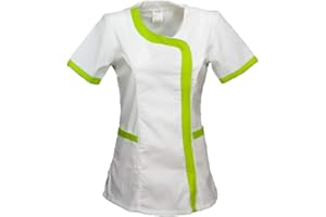 Fratelli ditalia - Blouse de Travail pour Femme, esthéticienne, Massage, Salon de Coiffure, école Maternelle