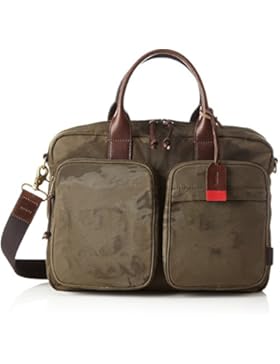 Fossil Herren Tasche-Defender Top Zip Workbag Business, Grün (Green), 29.8 x 11.4 x 38.8 cm