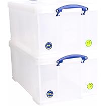 Really Useful Box 8.1L Plastic Storage Container w/Snap Lid & Clip Lock Handle e
