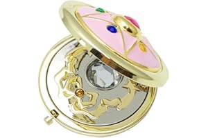 VORAGA Kuashidai Anime Specchio Trucco Portatile Crystal Star Trucco Cosmetico Specchio Piegato Specchio Doppio Specchio Trucco Specchi Compatti