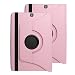 Produktbild PU Leder Hülle für Galaxy Tab S2 9.7 , elecfan®360 Grad Drehung PU Leder Smart Cover Samsung Galaxy Tab S2 9.7 Hülle Case mit Ständerfunktion (Tab S2 9.7, Rosa)