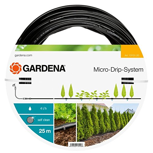 Gardena MDS Tropfrohr 4 L, 25 m, schwarz