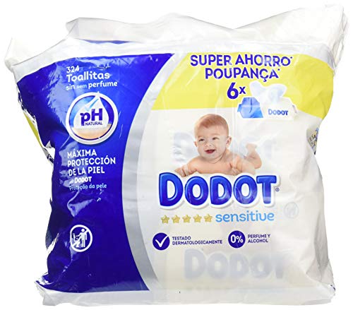 Dodot - Toallitas Sensitive 324 Unidades