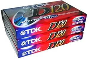 TDK DYNAMISCHE Leistung D120 High Ausgang IEC I/Typ I – 3 Pack Audio Kassetten