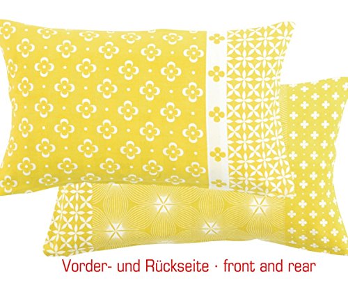 Overbeck and Friends - Kissenbezug Liv gelb - 50 x 30 cm