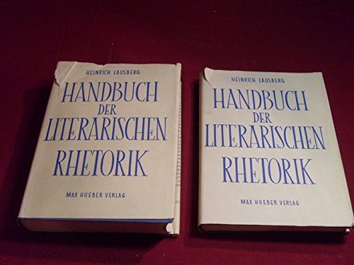 Download Handbuch Der Literarischen Rhetorik Eine Grundlegung Der Literaturwissenschaft 2 Bande Von Heinrich Lausberg Pdf Olukayodeaaron