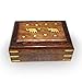 Produktbild Indiasbigshop Vater tags Geschenk Handgemachte hölzerne IndianSchmuckkästchen Messing Inlay Einzigartige Elephant Design 7 X 5 Zoll