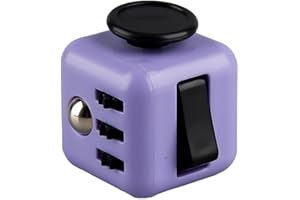 Thyonta Fidget Cube Toys Multi-functional Stress Relief Cube Anti-stress Anti-anxiety for Kids Children Teen Adult(Purple)