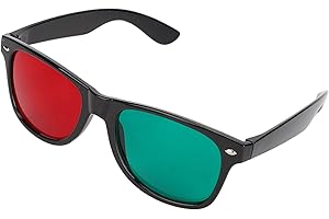 Lunettes de Daltonisme Rouge Vert Lunettes de Daltonisme Portable Correction des Couleurs AméLioration de la Vision Lunettes de Formation IntéRieur ExtéRieur Rouge Vert Lunettes de Daltonisme avec