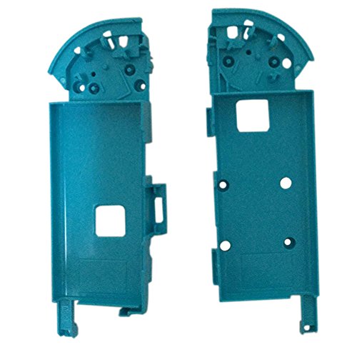 Preisvergleich Produktbild Meijunter Ersatz Linke rechte Seite Kontrolleurs Gehäuse Hülle Etui Mittlere Platte mittlerer rahmen Batteriehalter Part für Nintendo Switch Kontrolleur Joy-con (Blau)