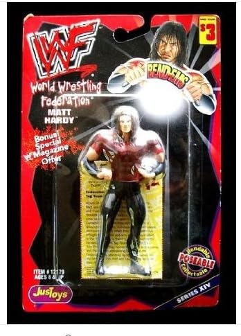 JusToys Wrestling Bend-Ems Series XIV - Matt Hardy Item# 12179