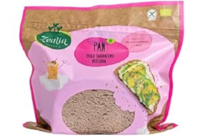 GENÉRICO Pan Integral de Trigo Sarraceno BIO Zealia – 330 g | Sin gluten, con masa madre de quinoa y lino, vegano y ecológico