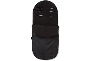 For Your Little One Footmuff/Cosy Toes Compatible with Ickle Bubba Stomp - Black