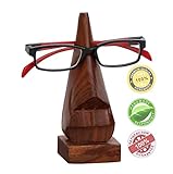 SouvNear Witty Wooden Nose Eyeglass Holder / Spectacle Holder / Display Stand for Glasses - Decorative Desktop / Office / Home Accessories