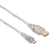 S-link SLX-420 PS4 Kol Şarj Kablosu, Micro USB Kablo, 2000mA 1.5 Metre Şeffaf Şarj+Data