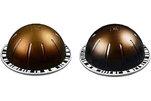 Nespresso Vertuo Double Espresso Selection Long Expiry Coffee Pods Capsules Chiaro Scuro 20 Pods 2 Sleeves