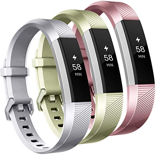 Onedream Compatible para Fitbit Alta HR Correa/Alta Strap/Ace Pulsera Mujer Hombre Recambio Silicona Correa 3 Pack S