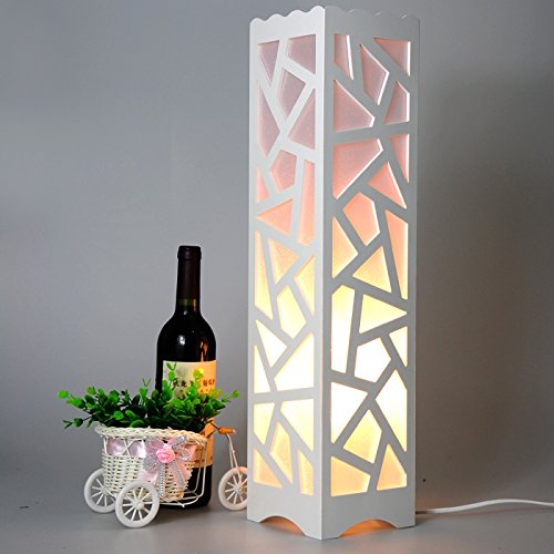 Preisvergleich Produktbild LightSei- Moderne Minimalist Kreative Wohnzimmer Schlafzimmer Arbeitszimmer Raum Weiß Led Ausgehöhlte Skulptur Stehlampe 14 * `14 * 60cm