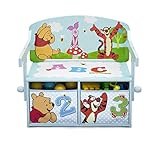 Winnie the Pooh Sitzbank & Schreibtisch mit Stauraum (Blau) - 2