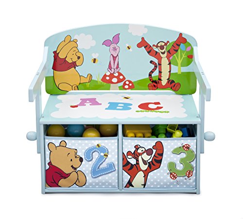 Disney Winnie the Pooh Convertible Bench/Desk (Blue)