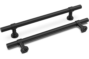 LONTAN 10 Stück Küchenschränke Schwarz Griffe 160mm lochabstand Schrankgriffe Möbelgriffe Schubladengriffe