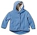 Disana Children's Coat in Organic Boiled Merino Wool blue 110/116 4-6y