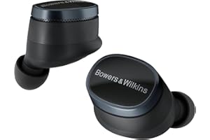 Bowers & Wilkins Pi8 Auriculares inalámbricos True Wireless con Bluetooth, AptX, cancelación de Ruido Activa (ANC) y micrófonos Integrados - Anthracite Black