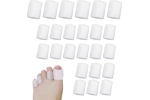 LSYYSL 30 silikonowych ochraniaczy na palce, 24-częściowy separator rękawów ochronnych na palce, 6-częściowy separator ochronny na palce, zapobiega odciskom itp.