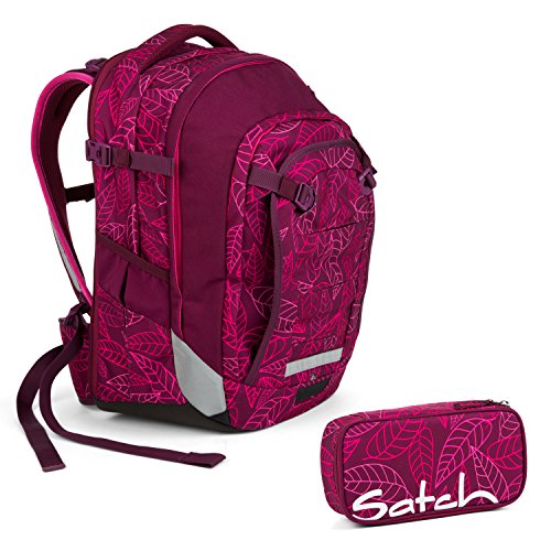 Preisvergleich Produktbild Satch Match 2tlg. Set mit BOX – Purple Leaves