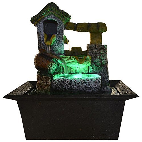 Home Decor Decorative Indoor Outdoor Water Fountain (23cmX 14cmX 19cm) RS.2999 (70.00% Off) - Amazon