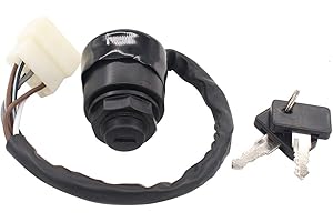 MOTOKU Ignition Switch with Key for Kawasaki Mule SX 2520 2510 2500 2030 2020 2010 550 520 500 ATV Side-by-Side UTV