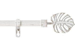 douceur d'Intérieur KIT TRINGLE DECO EXT. 19 mm 120 < 210 CM PATINE TROPI BIANCO/ORO