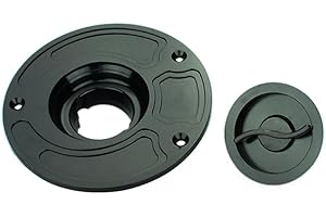 Rzmmotor Motorcycle CNC Aluminum Gas Fuel Tank Oil Cap Cover Fit For CB1000R CB600F / Hornet / 599 CB1300 / CB1300S CBR1000RR / Fireblade CBR600RR RVF 400 VFR 400 750 800 Black