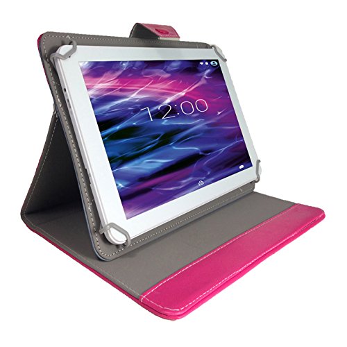 3er Set – ALDI Medion Lifetab P8502 MD 99814 / 20,32 cm / 8 “ Tablet Pc Tasche + touch Stift + Schutzfolie – 8 Zoll Pink 3 in 1 - 4