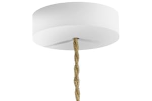 creative cables - Kit rosone in Legno - Bianco