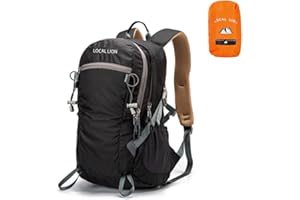 LOCAL LION Sac à Dos de Randonnée 20/30L Nylon Montagne Sport de Plein Air Escalade Trekking Voyage Camping Alpinisme Cyclisme école Loisir Ultraléger Respirable Unisexe