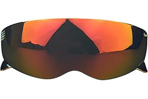 Aumotop Reemplazo de la Visera de la Lente del Casco para Scorpion Exo Retro Casco Motocicleta Protección contra el Viento Lente del Casco