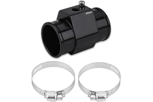 ‎KEENSO Keenso Auto Wassertemperatur Verbindungsrohr, Auto Wassertemperatur Sensor Adapter 28mm - 40mm Wassertemperatur Verbindungsrohr mit einstellbaren Klammern Universal fit für die meisten Autos(40mm)