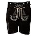 Produktbild "Hans" (dunkelbraun, 54) Kurze Herren Trachten Lederhose, incl. Trägern