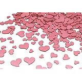220 Stk Holzherzen 1,5cm rosa altrosa Naturdeko Hochzeit Tischschmuck ...