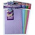 Scented Drawer Liner Sheets 1 PACK 4 SHEETS JASMINE ROSE LAVENDER OCEAN 58X43CM (Random Fragrance)