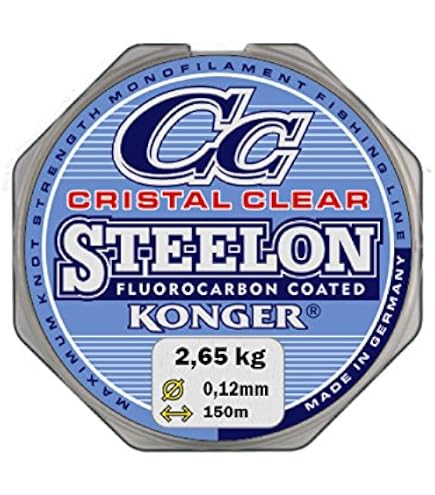 Ligne De Pêche Fluorocarbon Lineaeffe 0,20mm 50m - Invisible Eau Douce/Mer - Résistance 8kg