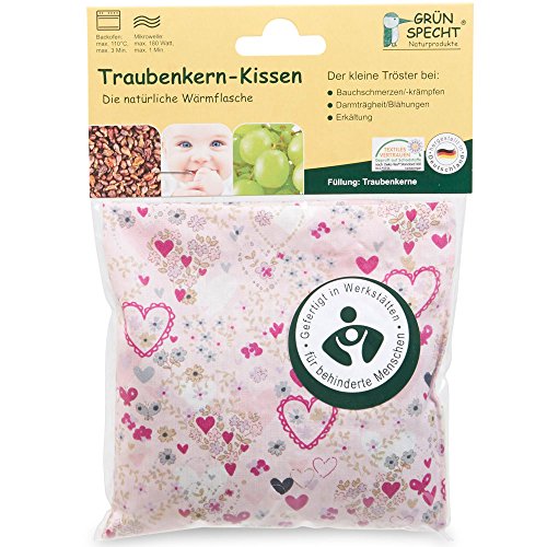 Grünspecht Traubenkern-Kissen 12 x 12 cm - 2