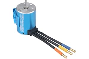 DILWE Moteur RC, 3650 5900KV 4 pôles Moteur Brushless pour 1/10 1/16 1/18 RC bateau voiture