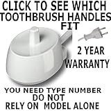 Genuine Braun Oral-B Toothbrush Trickle Charger Type 3757. Fits most New Style toothbrushes.