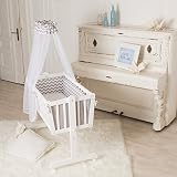 Puckdaddy Baby-Wiege 90 x 40 cm, auch als Kinderbett nutzbar - 2