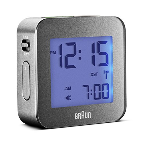 Braun Funkwecker Reisewecker Digital grau BNC008GY-RC - 4