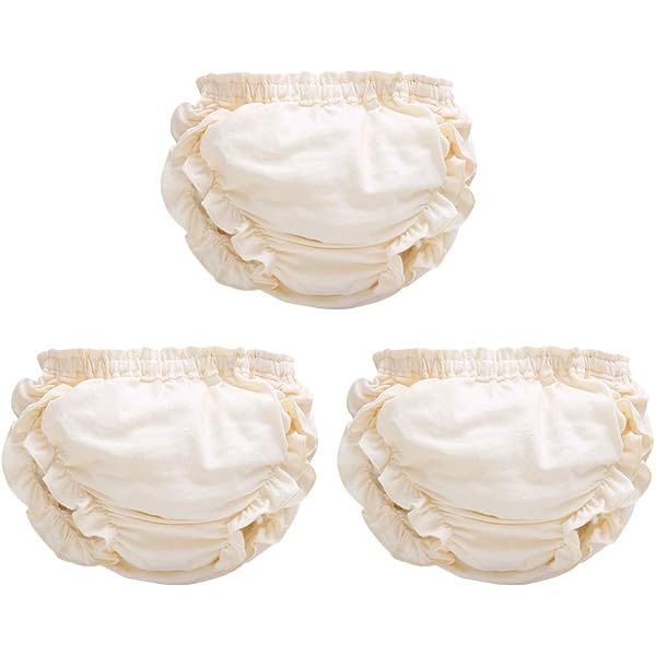Culotte Bloomer Bébé Fille FEESHOW - 100% Coton - Confortable - Nouveau-Né