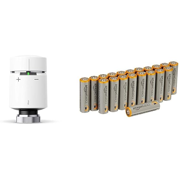 Drayton Wiser Radiator Thermostat u0026 Amazon Basics AA Performance Alkaline  Batteries [Pack of 20] - Packaging May Vary : Amazon.co.uk: DIY u0026 Tools