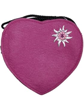 Trachtenland - Herz Trachtentasche mit Edelweiß, Hirsch oder Herz Applikation - Schöne Handtaschen zum Oktoberfest...